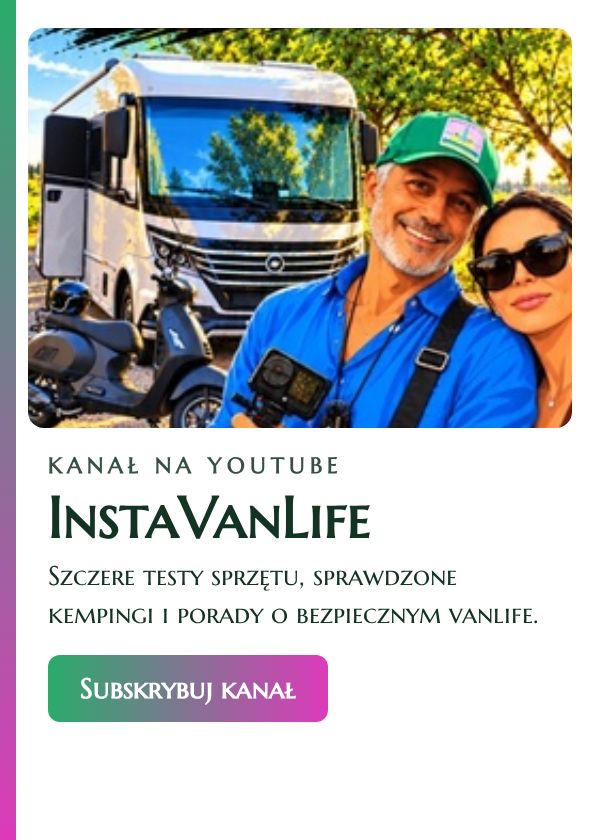 InstaVanLife – kanał o podróżach kamperem na YouTube